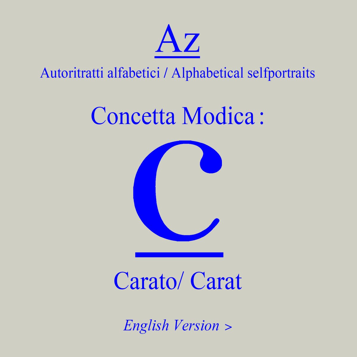 Az Autoritratti Alfabetici
