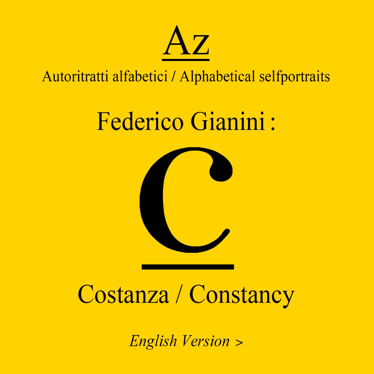 Az Autoritratti Alfabetici