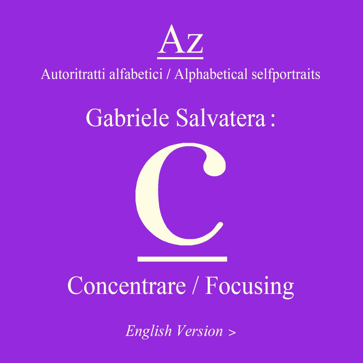 Az Autoritratti Alfabetici